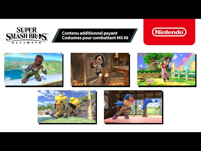 Super Smash Bros. Ultimate – Costumes pour combattant Mii #8 (Nintendo Switch)