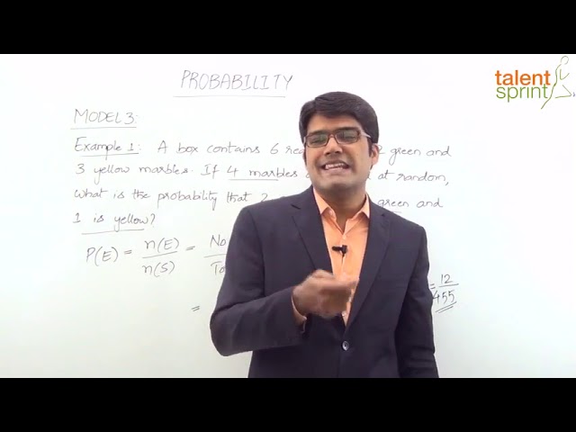 Probability in Hindi | Model 3: Conditional Selection of Balls/Caps/Marbles | TalentSprint