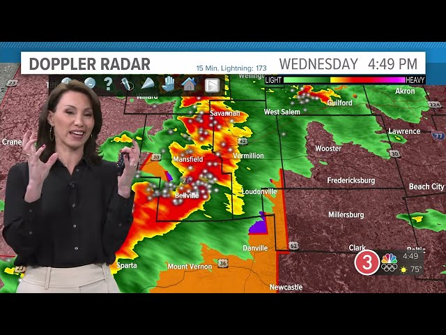 WATCH: Tornado warning for Ashland and Richland counties