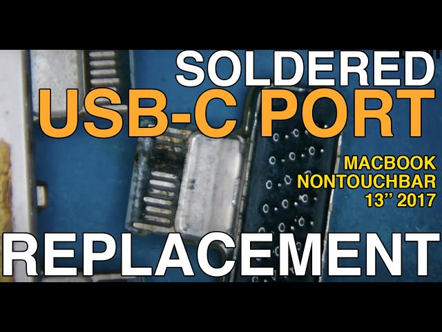 NonTouchbar USB - C Replacement : Easiest Method (MacBook Pro 2017)