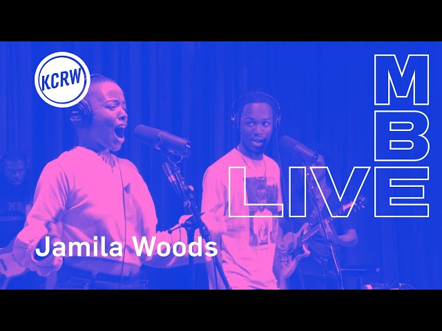 Jamila Woods performing "BASQUIAT ft. Saba" live on KCRW