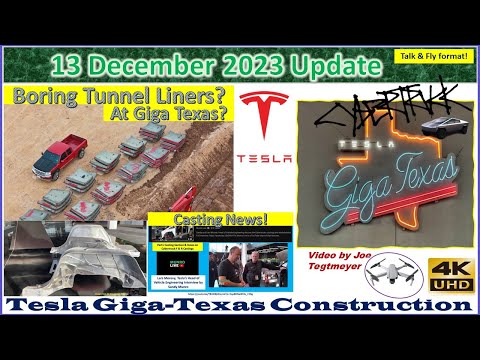 2023 Giga Texas Construction Videos January to Dec 2023 ... Huge Growth & Cybertruck Production Starts!