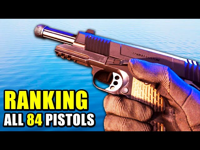Ranking Every PISTOL in COD History From Worst to Best