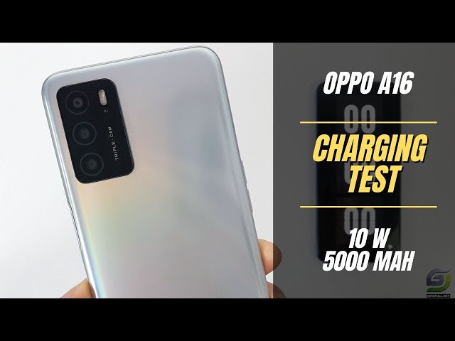Oppo A16 Battery Charging Test 0% to 100% | 10W charger 5000 mah