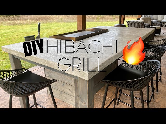 Making a Hibachi Grill Table using a Pit Boss Griddle 🔥