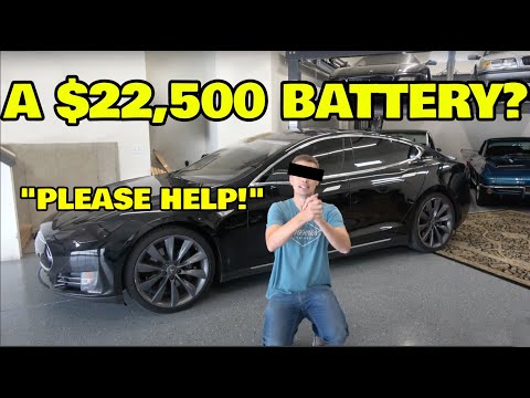 Tesla wanted him to pay $22500 to replace a battery pack, we did it for 75% less!