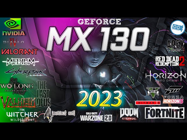 *NVIDIA GeForce MX130 in 15 GAMES    | 2023-2024