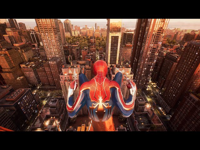 Spider-Man 2 Street Sign Momentum Trick