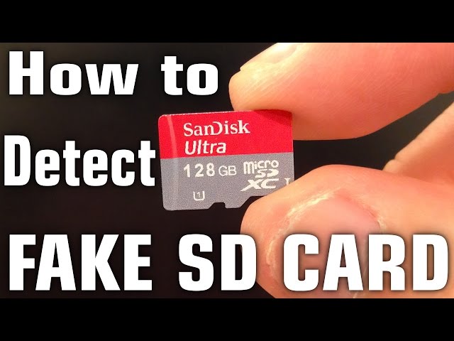 How to Detect Fake SD Card Easily.