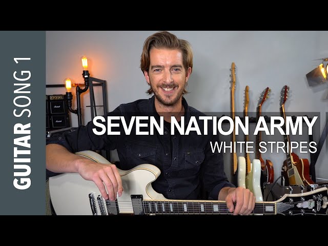 Seven Nation Army by The White Stripes - Guitar Tutorial & Live Band Jam