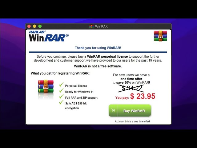 You Know You Have To Pay For WinRAR...Right?