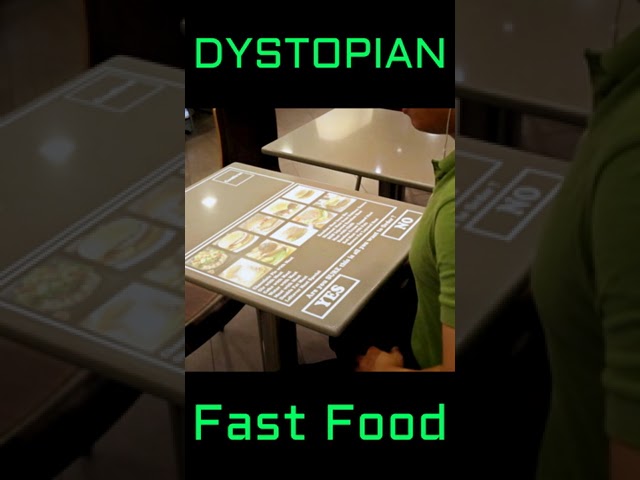 Dystopian Fast Food Restaurant #shorts