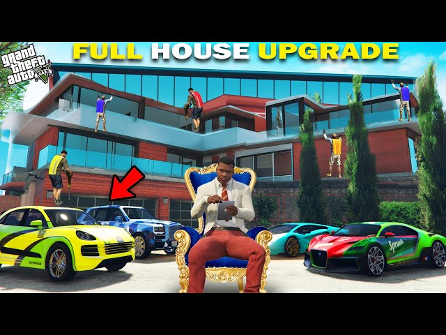 GTA 5 : Franklin Upgrading Old To New Full Ultra Premium Luxury House In GTA 5 !