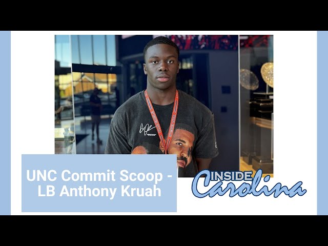UNC Commit Scoop - LB Anthony Kruah | Inside Carolina Recruitingi