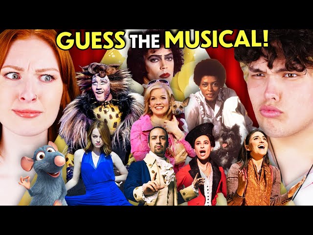Adults Guess The Musical In One Second! (Hamilton, Rocky Horror, Moulin Rouge) | React