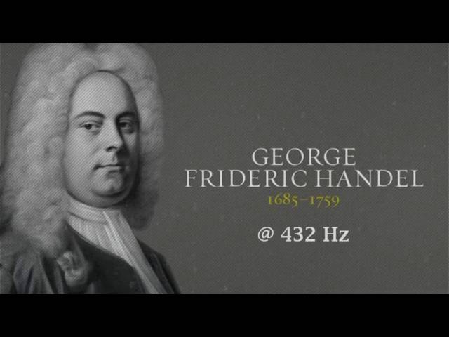 Handel (hwv 362) Sonata for recorder 4 in a - 2 Allegro @ 432 Hz