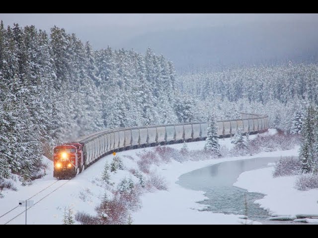 Relaxing Train Sounds and Blizzard Howling