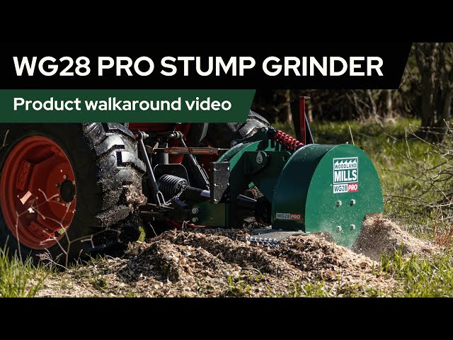 Woodland Mills WG28 PRO Stump Grinder Walkaround