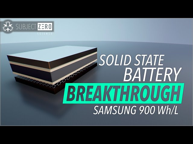 Breakthrough Solid State Battery - 900 Wh/L Samsung [2020]