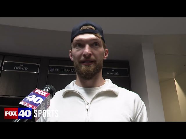 Domantas Sabonis on the Kings 129-94 thumping of the Bucks; setting new double-double franchise mark