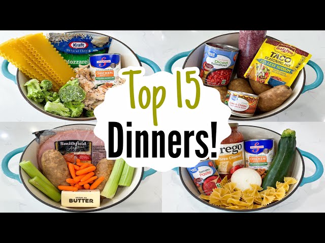 Whats For Dinner? 15 Best Tried & True ONE-POT Meals | The EASIEST Weeknight Recipes | Julia Pacheco