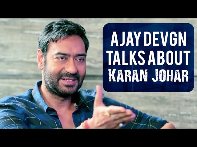 Ajay Devgn finally breaks his silence on Karan Johar!!