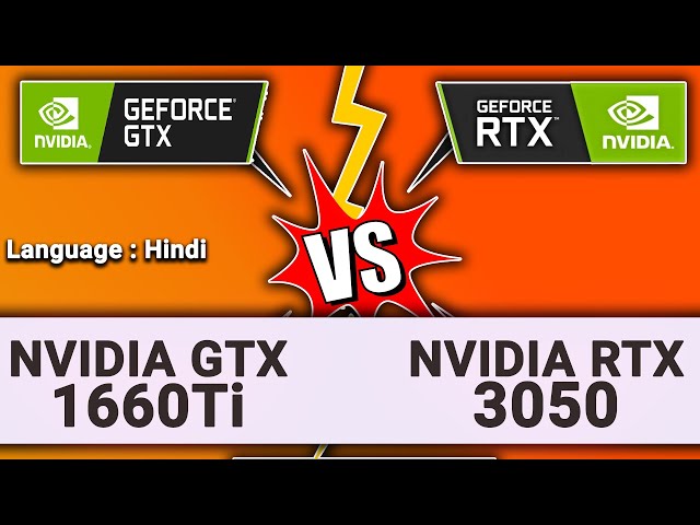 [Hindi] NVIDIA RTX 3050 vs GTX 1660ti