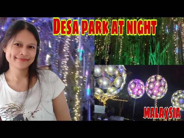 HAPPENING IN DESA PARK AT NIGHT | CHRISTMAS DECORATIONS | Girley the Explorer