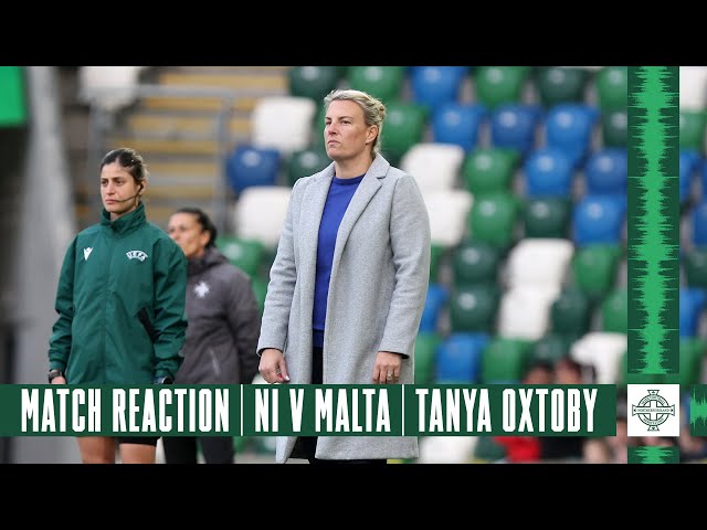 Manager Tanya Oxtoby reacts to our 0-0 draw in Belfast | NI v Malta