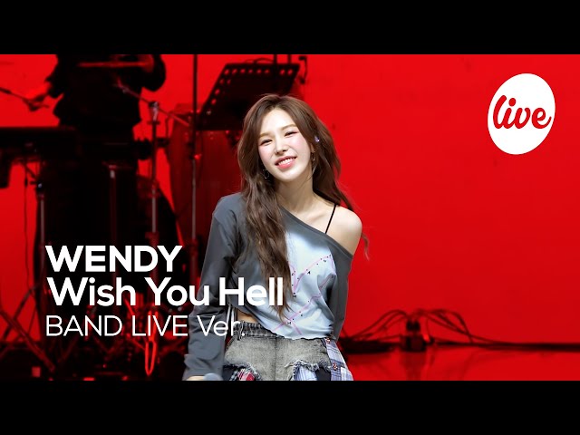 [4K] WENDY - “Wish You Hell” Band LIVE Concert [it's Live] K-POP live music show