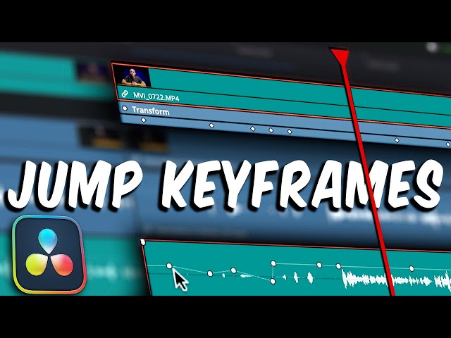 Jump KEYFRAME to KEYFRAME Shortcut in DaVinci Resolve 18 | Quick Tip Tuesday!
