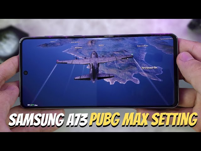 Samsung Galaxy A73 5G PUBG Mobile Gaming test Max Setting 2024
