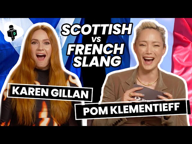 "You DISGUST Me!" Guardians Of The Galaxy 3 | Karen Gillan Pom Klementieff French Vs Scottish Slang!
