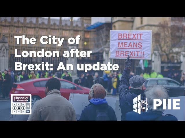 The City of London after Brexit: An update