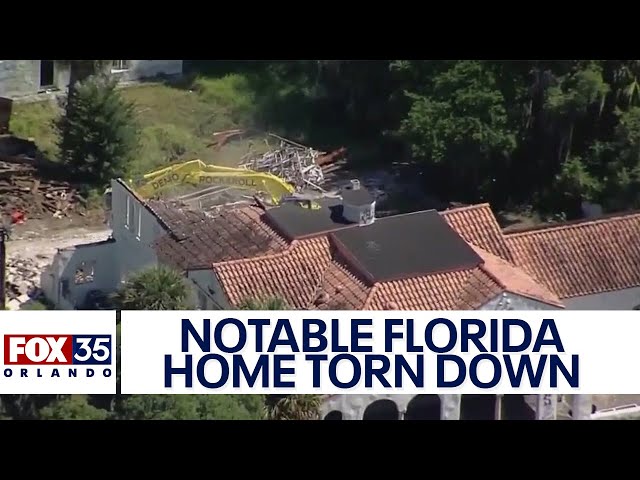 Bin Laden's brothers former home being torn down in Florida