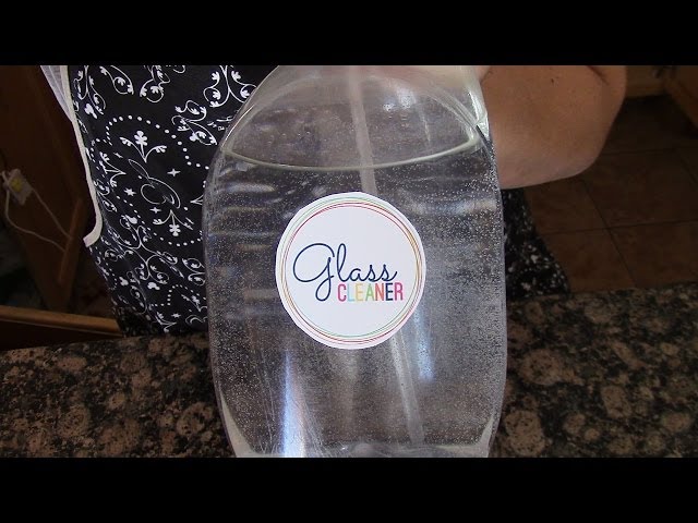 DIY Homemade Glass Cleaner That Really Works!