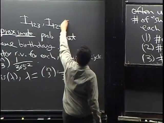 Lecture 11: The Poisson distribution | Statistics 110