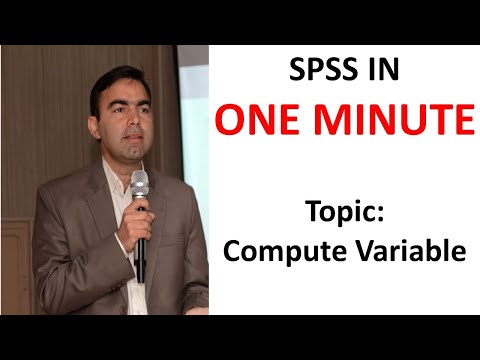 SPSS in ONE minute
