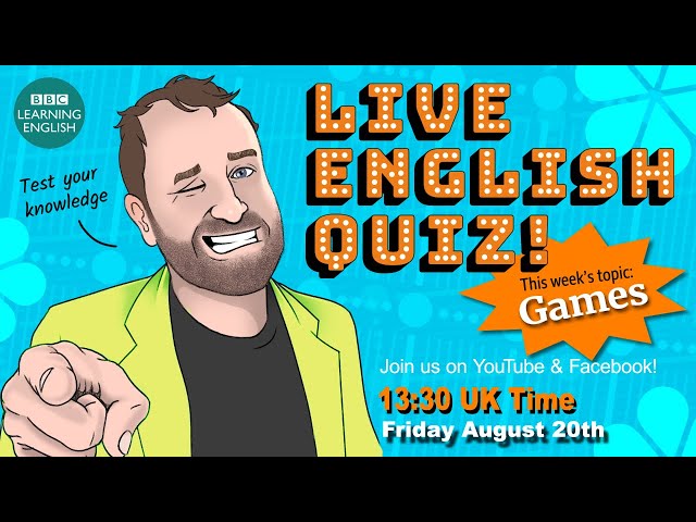 Live English Quiz - #25 Games