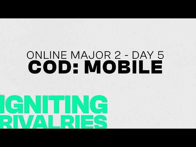 Saudi eLeague | Major 2 - Online Major - Call of Duty: Mobile - Day 5