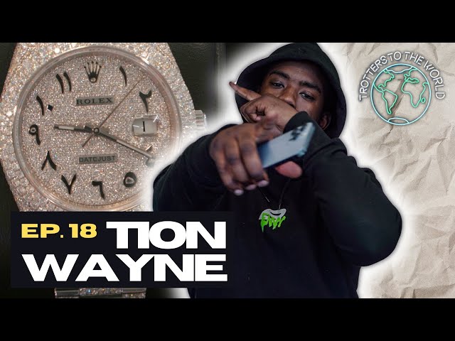 Tion Wayne Picks up £17k Bust Down Rolex Datejust, Miami Season & £68k Ring | Trotters to the World