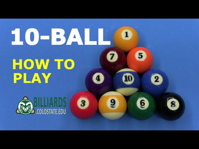 How to Play 10 Ball - The "Official Rules" of Pool