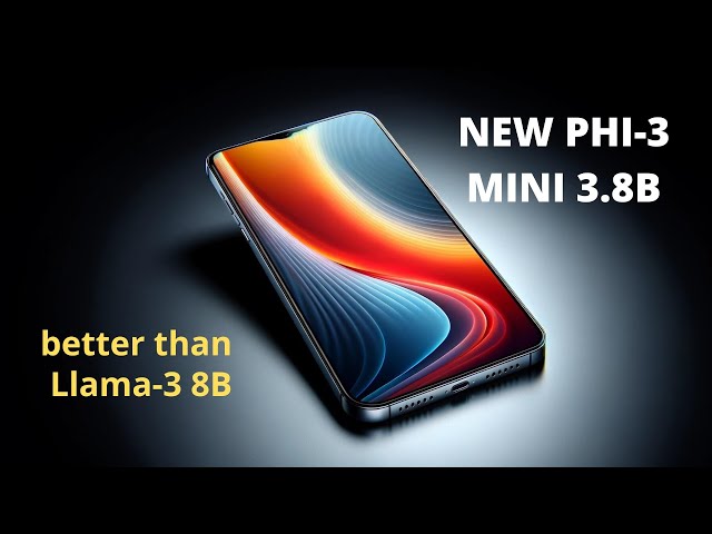 NEW Phi-3 mini 3.8B LLM for Your PHONE: 1st TEST