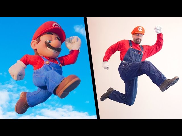 Stunts From The Super Mario Bros. Movie In Real Life