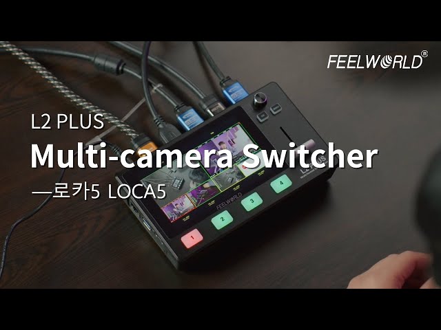 FEELWORLD L2 PLUS 5.5" touch screen, multi-camera live switcher with built-in chroma key-로카5 LOCA5