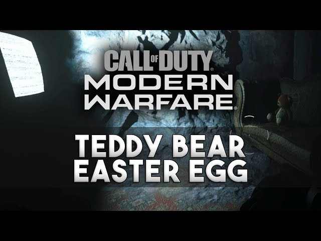 Call of Duty Modern Warfare - Teddy Bear Easter Egg