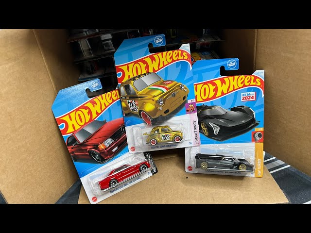 Lamley Unboxing: Hot Wheels 2024 E Case with GOLD & an Error!