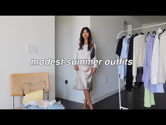 modest (and cute) summer outfit ideas