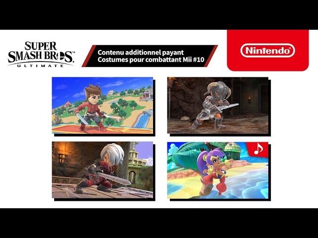 Super Smash Bros. Ultimate – Costumes pour combattant Mii #10 (Nintendo Switch)