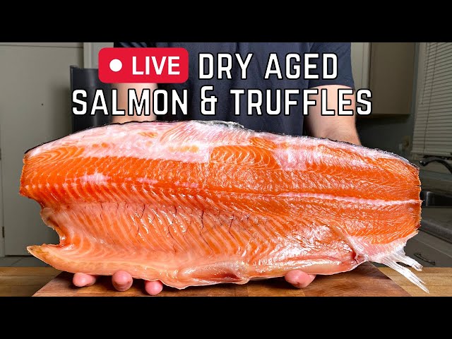 🔴Live: Dry Aged Salmon